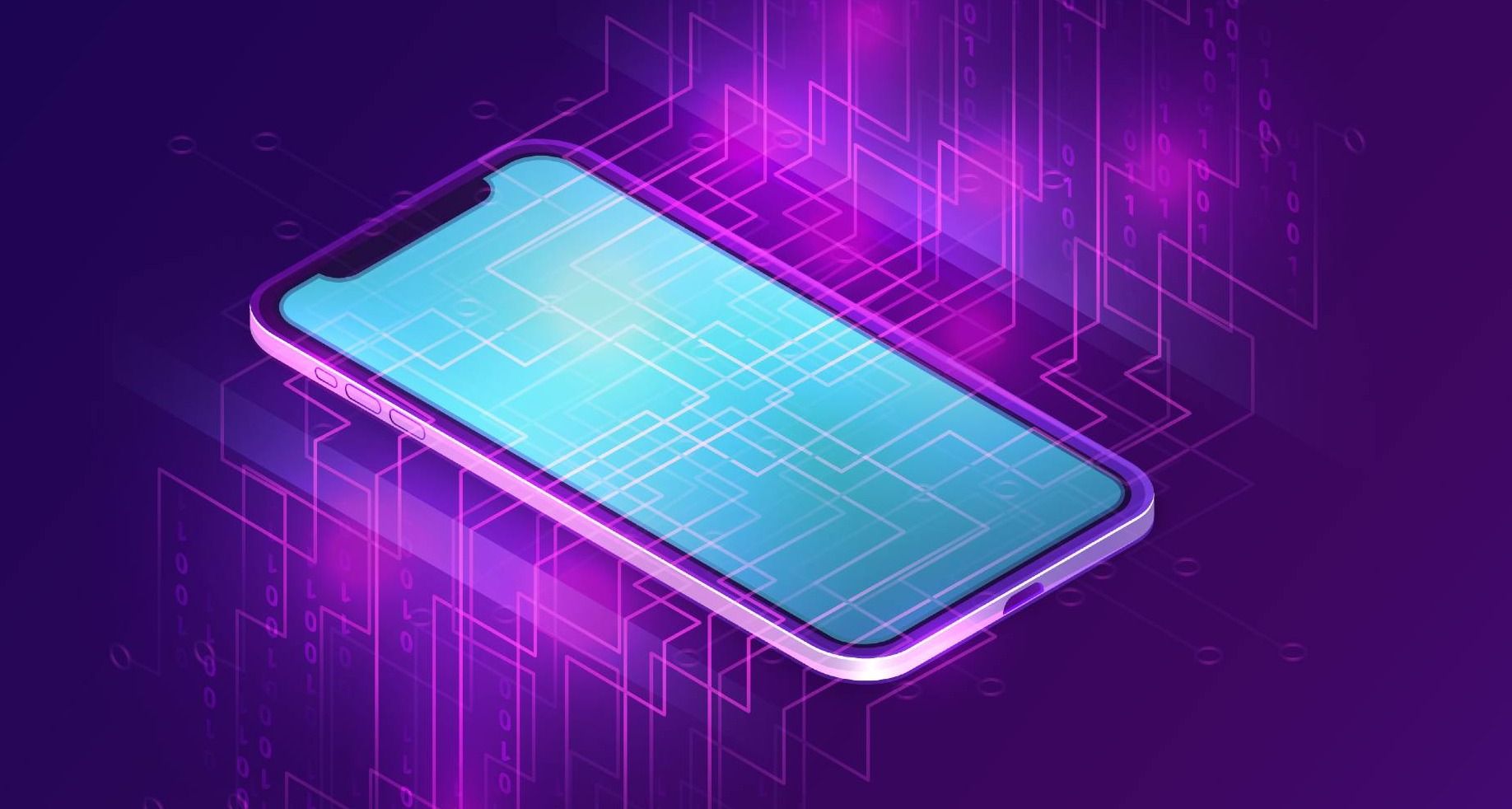 Las capacidades para la comunicación, lo más valorado de la IA integrada en el móvil Ilustración de un teléfono móvil